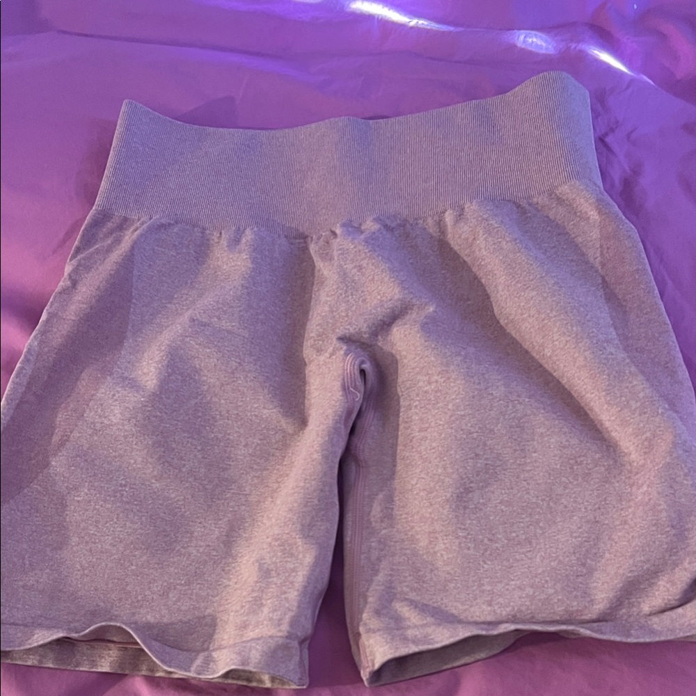 Women's Pink High-Waisted Shorts